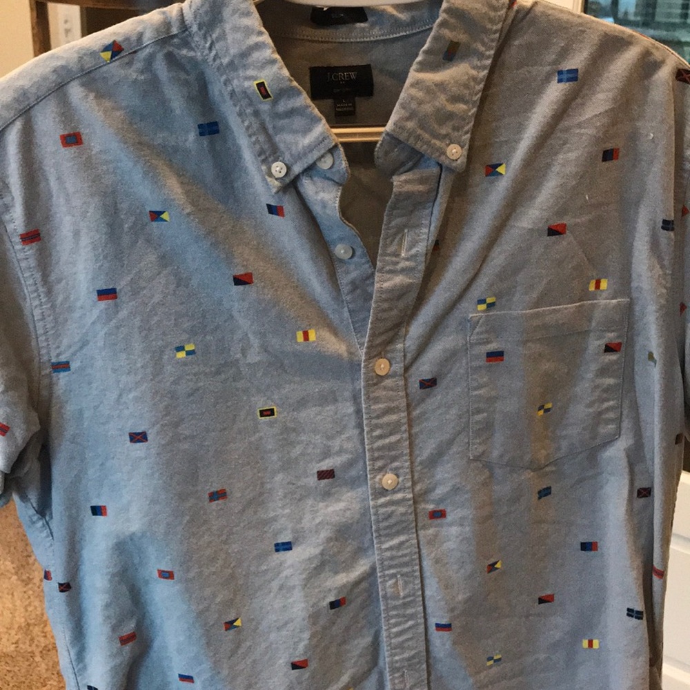 J. Crew Short Sleeve Button Down